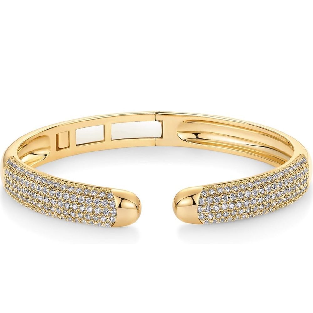 NEW 14K Gold Plated Elegant Gold Cuff Bracelet